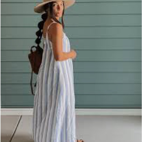 CJLA Summerland Dress Blue and White Size M new conditions never worn - Picture 5 of 6